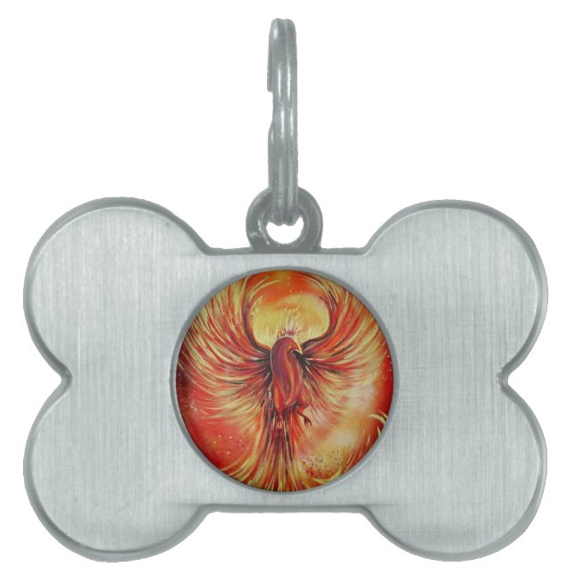 Placa Para Mascotas Phoenix (Frente)