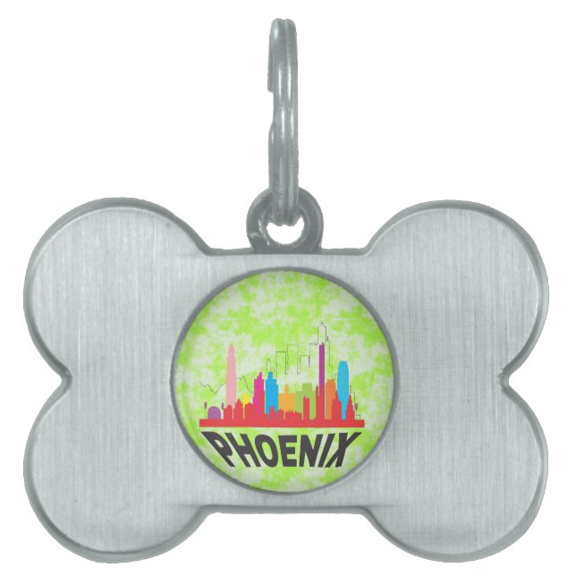 Placa Para Mascotas Phoenix (Frente)