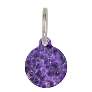 Placa Para Mascotas Picos de Amethyst en Caída