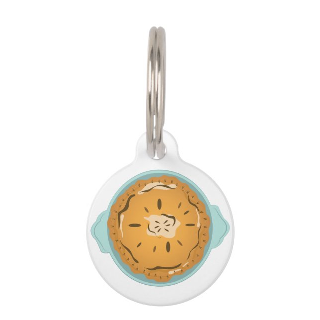 Placa Para Mascotas Pie en giro (Anverso)