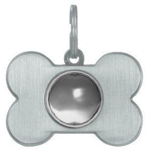 PLACA PARA MASCOTAS PIEDRA BLANCA DE GEM