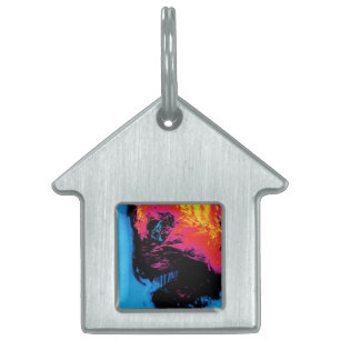 Placa Para Mascotas pimienta y plástico silenciados