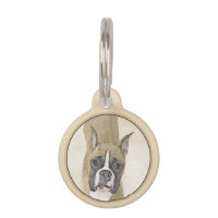 Pintura De Boxer - Arte De Perro Original Cuto