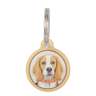 Placa Para Mascotas Pintura de perro sabueso Beagle Arte animal origin