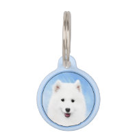 Pintura de pimienta de Samoyed - Arte Perro Origin