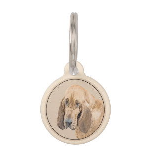 Placa Para Mascotas Pintura Sangrienta - Arte Perro Original.