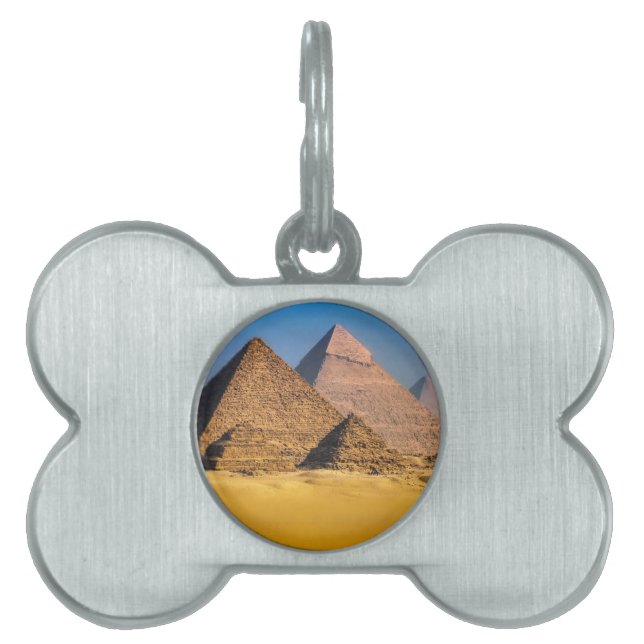 Placa Para Mascotas Pirámides (Frente)