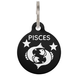 Placa Para Mascotas Piscis