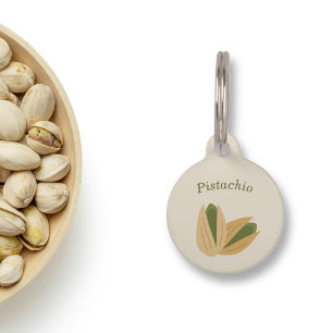 Placa Para Mascotas Pistachio Pet Tag