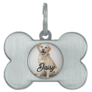Placa Para Mascotas Placa Personalizada para Mascota con Foto y Nombre