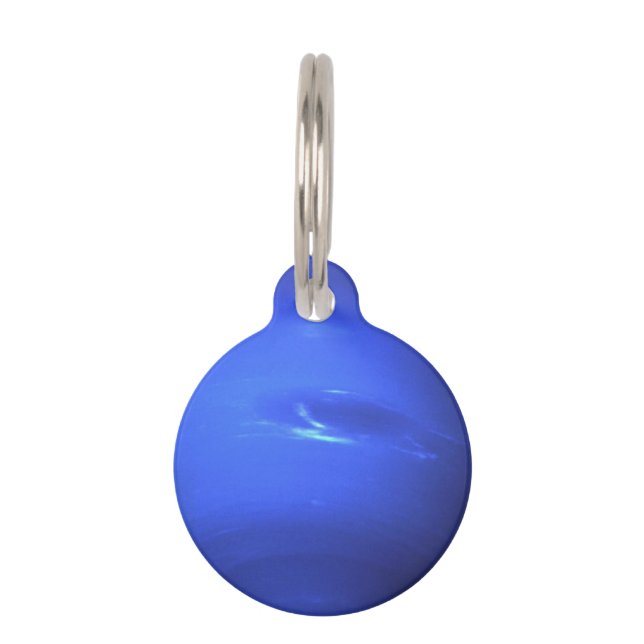 Placa Para Mascotas Planet Neptune (Anverso)