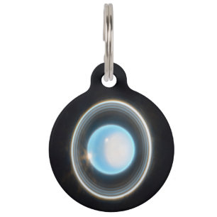 Placa Para Mascotas Planeta Urano con Rings JWST Image