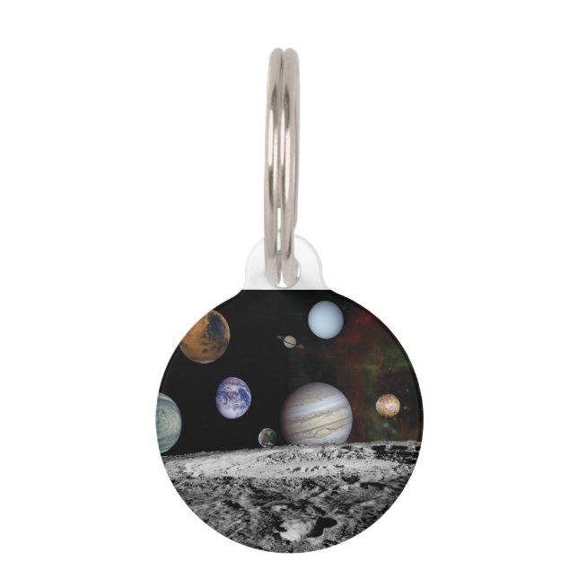 Placa Para Mascotas Planetas del sistema solar (Anverso)