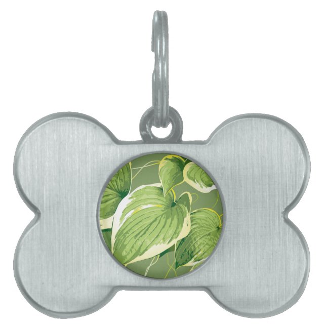 Placa Para Mascotas Planta Ficus 5 (Frente)