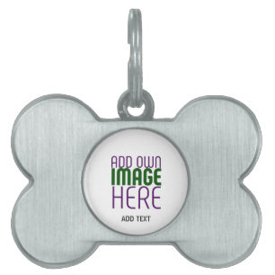 PLACA PARA MASCOTAS PLANTILLA DE TEXTO DE IMAGEN BLANCA SIMPLE EDITABL