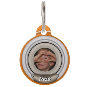 Placa Para Mascotas Plantilla personalizada de marco de fotos