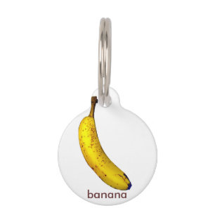 Placa Para Mascotas Plátano