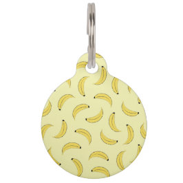 Placa Para Mascotas Plátanos