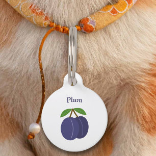 Placa Para Mascotas Plum Pet Tag