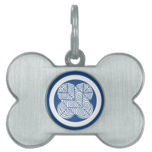 Placa Para Mascotas plumas de Asano Hawk