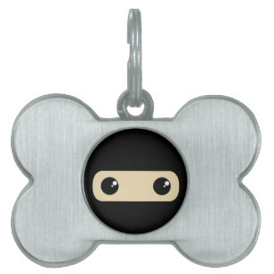 Placa Para Mascotas Poco Ninja