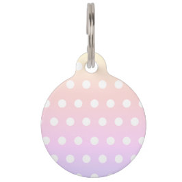 Placa Para Mascotas Poka Dots
