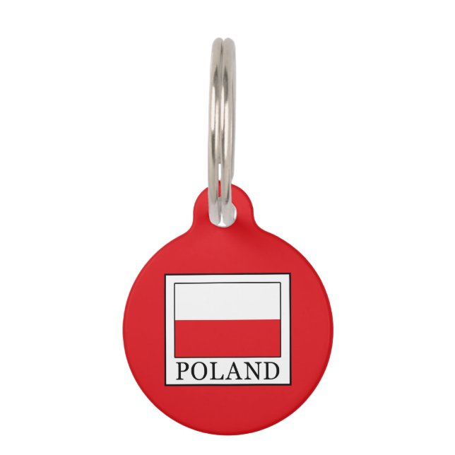 Placa Para Mascotas Polonia (Anverso)