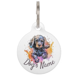 Placa Para Mascotas Popo de Cocker Spanike