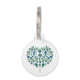 Placa Para Mascotas Por siempre, corazón.