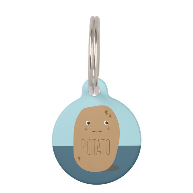 Placa Para Mascotas Potato (Anverso)