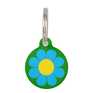 Placa Para Mascotas Potencia de flor
