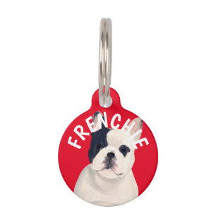 Placa Para Mascotas PRESUPUESTO DE Personalizado DE FOTO DE BULLDOG FR