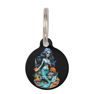 Placa Para Mascotas Pretende que soy una sirena muerta Thunder_Cove