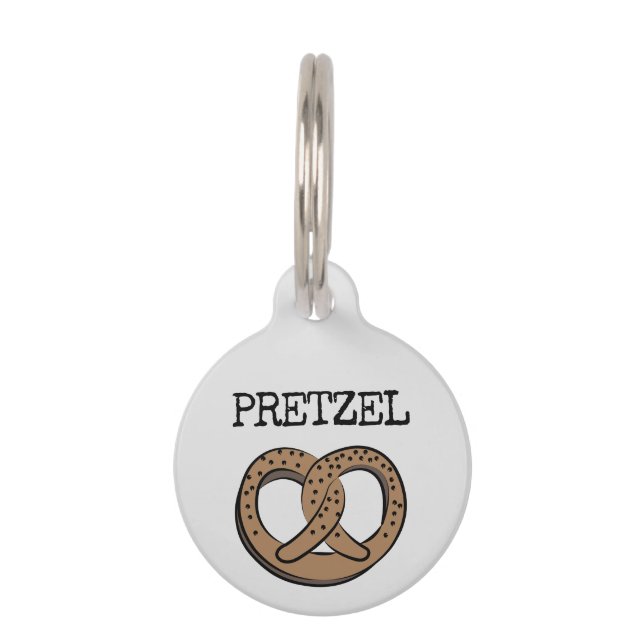 Placa Para Mascotas Pretzel (Anverso)