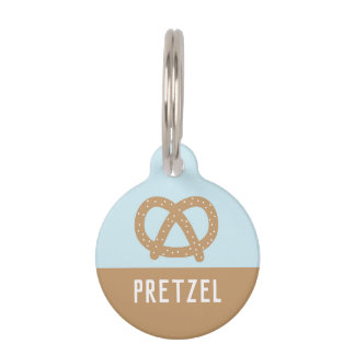 Placa Para Mascotas Pretzel