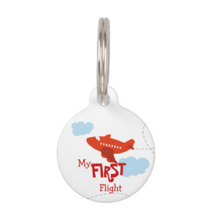Placa Para Mascotas Primer vuelo