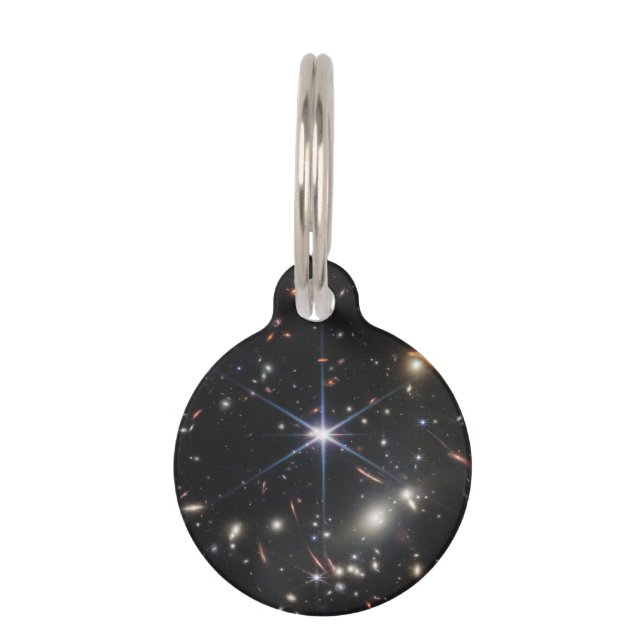 Placa Para Mascotas Primeras imágenes del telescopio espacial JWST Jam (Anverso)