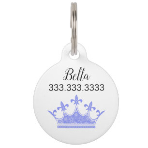 Placa Para Mascotas Princesa