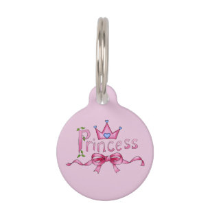 Placa Para Mascotas Princesa