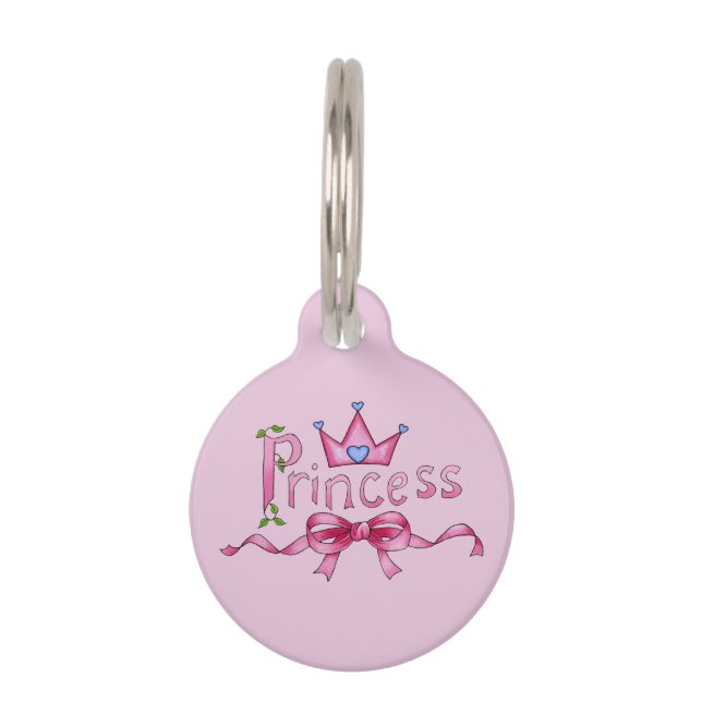 Placa Para Mascotas Princesa (Anverso)