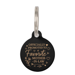 Placa Para Mascotas Promocionada Oficialmente a Suegra Favorita 