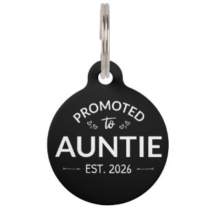 Placa Para Mascotas Promovido A La Tía Este. II 2026