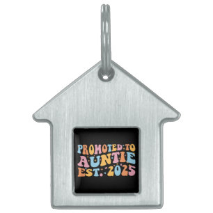 Placa Para Mascotas Promovido A La Tía Este. III 2025