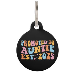 Placa Para Mascotas Promovido A La Tía Este. III 2025