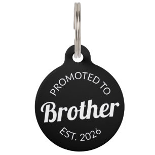 Placa Para Mascotas Promovido Al Hermano Este. I 2026