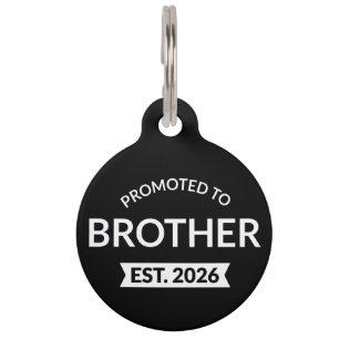 Placa Para Mascotas Promovido Al Hermano Este. II 2026