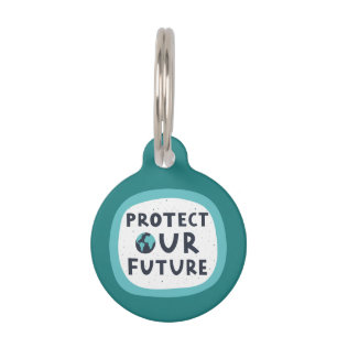 Placa Para Mascotas Proteger nuestro futuro