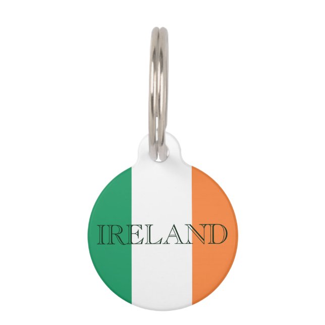 Placa Para Mascotas Ptcnt personalizable irlandés (Anverso)
