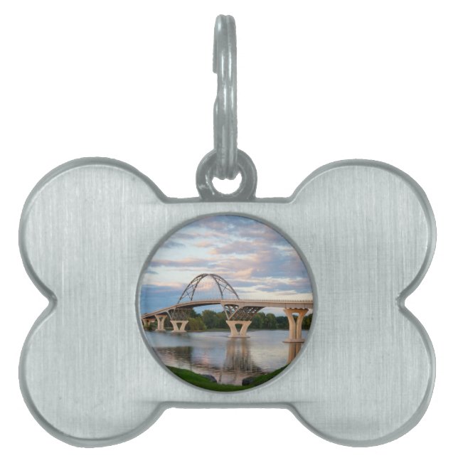 Placa Para Mascotas Puente Champlain (Frente)