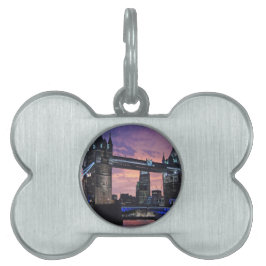 Placa Para Mascotas Puente de la Torre de Londres